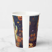 Halloween Shiba Inu met pompoenen eng Papieren Bekers (Links)