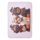 Halloween Shih Tzu Dogs Badmat (Voorkant Verticaal)