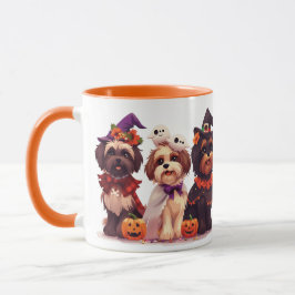 Halloween Shih Tzu Dogs Mok
