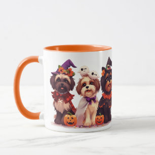 Halloween Shih Tzu Dogs Mok