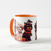Halloween Shih Tzu Dogs Mok (Voorkant links)