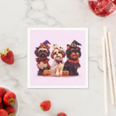 Halloween Shih Tzu Dogs Servet (Insitu)