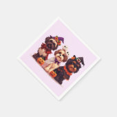 Halloween Shih Tzu Dogs Servet (Hoek)