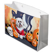 Halloween - Shih Tzu - Jhanggoon Large Cadeautasje (Achterkant Gekanteld)