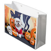 Halloween - Shih Tzu - Jhanggoon Large Cadeautasje (Voorkant Gekanteld)