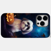 Halloween Shih Tzu met pompoenen eng Case-Mate iPhone Case (Achterkant (horizontaal))