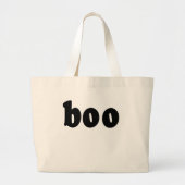Halloween Shirt dat BOO zegt Grote Tote Bag (Voorkant)