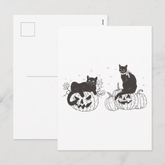  Halloween Shirt, Halloween Sweatshirt, Kat Feestdagenkaart (Voorkant / Achterkant)