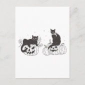  Halloween Shirt, Halloween Sweatshirt, Kat Feestdagenkaart (Voorkant)