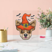 Halloween Shirt heks Chihuahua kostuum cadeau Acryl Bord (Huwelijk)
