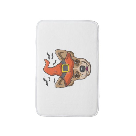 Halloween Shirt heks Chihuahua kostuum cadeau Badmat (Voorkant Verticaal)