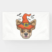 Halloween Shirt heks Chihuahua kostuum cadeau Spandoek (Horizontaal)