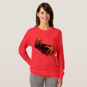 Halloween Shirt Horror Zombie ondood Shirt (Voorkant volledig)