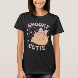 Halloween Shirt met Pink Bow Pumpkin & Ghost | Co