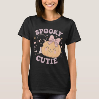 Halloween Shirt met Pink Bow Pumpkin & Ghost | Co