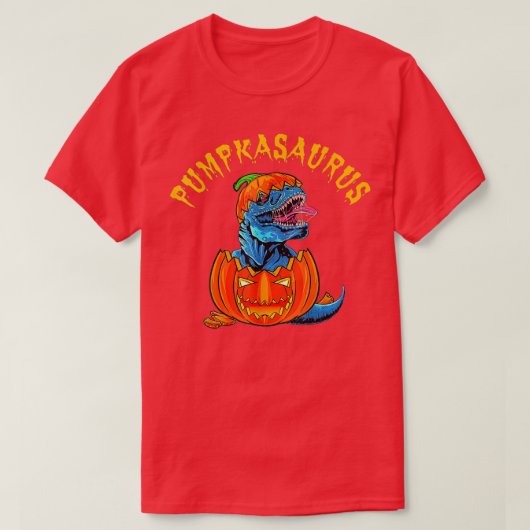 Halloween-Shirt Pumpkasaurus Dinosaur-ShirtBoy Pum T-shirt (Design voorkant)