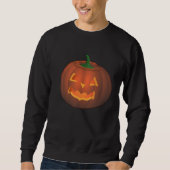 Halloween Shirt Pumpkin Jack-o-lantern Sweatshirt (Voorkant)