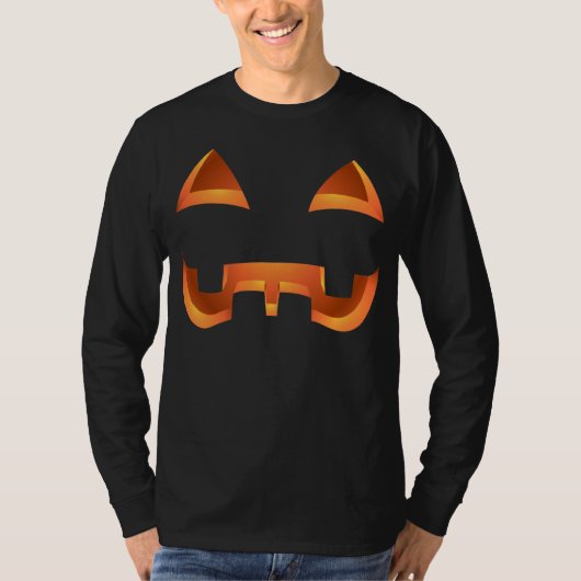 Halloween Shirt Pumpkin Top Jack-o-lantern T-Shirt (Voorkant)