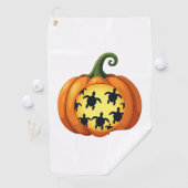 Halloween Shirt Pumpkin Turtle Zee Halloween Costu Golfhanddoek (Insitu)