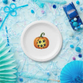 Halloween Shirt Pumpkin Turtle Zee Halloween Costu Papieren Bordje (Feest)