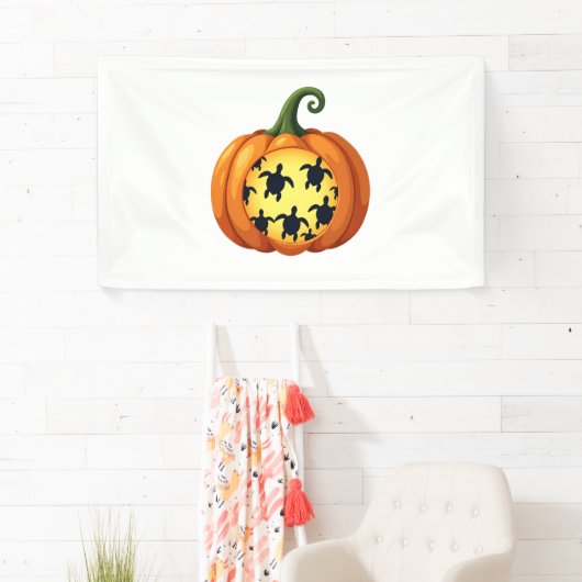 Halloween Shirt Pumpkin Turtle Zee Halloween Costu Spandoek (Insitu)