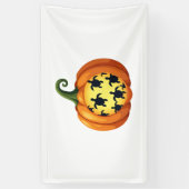 Halloween Shirt Pumpkin Turtle Zee Halloween Costu Spandoek (Verticaal)