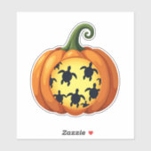 Halloween Shirt Pumpkin Turtle Zee Halloween Costu Sticker (Vel)
