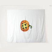 Halloween Shirt Pumpkin Turtle Zee Halloween Costu Wandkleed (Voorkant (horizontaal))