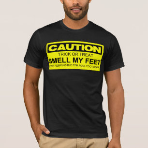 HALLOWEEN SHIRT: SMELL MY FEET T-SHIRT