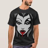 Halloween Shirt Spooky Vampire Unisex Shirt T-shir (Voorkant)