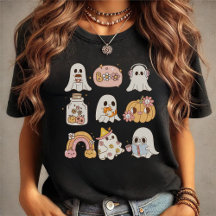 Halloween Shirt Trick or treat Pumpkin Ghost