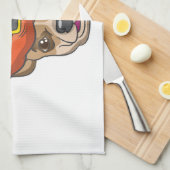 Halloween Shirt Witch Chihuahua Costume Gift Theedoek (Quarter Fold)