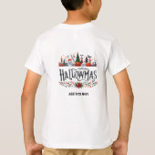 Halloween Shirten Halloween Kerst Mashup T-shirt (Achterkant)
