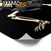 Halloween Shirten Voor Mannen Jongens Kinder Skele Poster (Hoek)