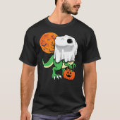 Halloween Shirts for Boys Men Dinosaur T Rex Ghost (Voorkant)