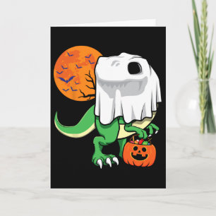 Halloween-shirts voor jongens mannen dinosaurus T  Kaart