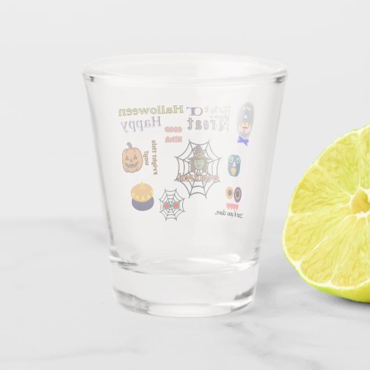 Halloween Shot glas (Achterkant)