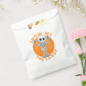 Halloween Show me Het Snoep Skelet Bedankzakje (Gezegeld)