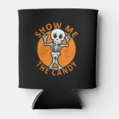 Halloween Show me Het Snoep Skelet Blikjeskoeler (Voorkant)