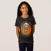 Halloween Show me Het Snoep Skelet T-shirt (Voorkant volledig)
