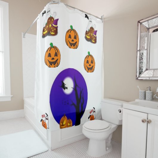 Halloween Shower Curtain Douchegordijn (In situ)