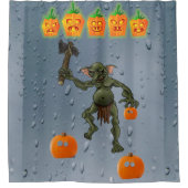 Halloween Shower Curtain, Goblin Douchegordijn (Voorkant)