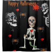 Halloween Shower Curtain Happy Halloween Douchegordijn (Voorkant)