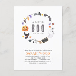 Halloween Shower, Little Boo Baby shower Briefkaart