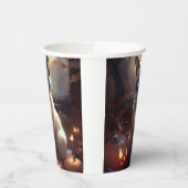 Halloween Siamese kat met pompoenen eng Papieren Bekers (Links)