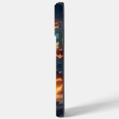 Halloween Siberische kat met pompoenen eng Case-Mate iPhone Case (Achterkant / Links)