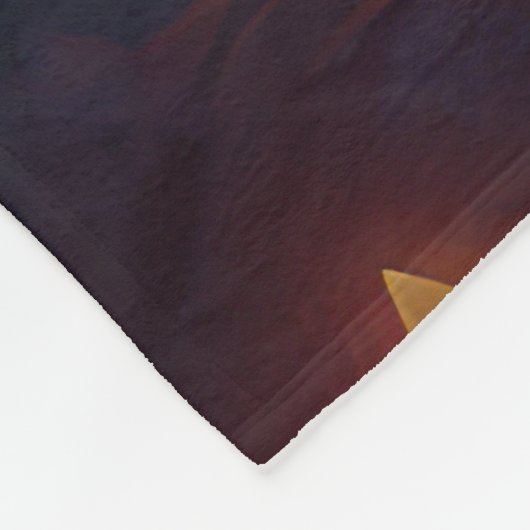 Halloween Siberische kat met pompoenen eng Fleece Deken (Hoek)