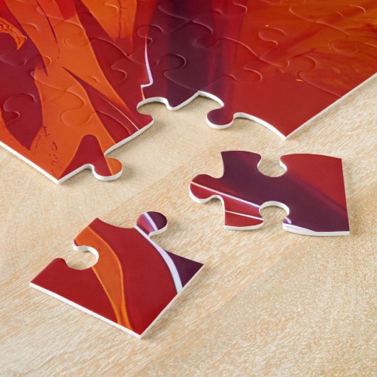 Halloween Siberische Kat Vampier Pompoenen eng Legpuzzel (Zijkant)