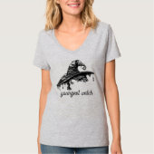 Halloween Sibling Witch T-shirt met korte mouwen (Voorkant)