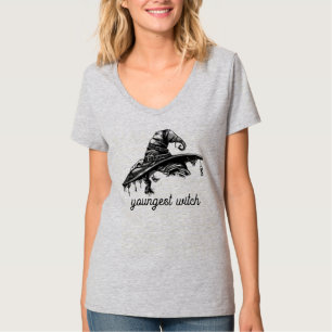 Halloween Sibling Witch T-shirt met korte mouwen